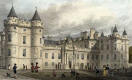 Engraving in 'Modern Athens'  -  hand-coloured  -  Holyrood Palace