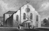 Engraving in 'Modern Athens'  -  Canongate Church