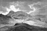 Engraving in 'Old & New Edinburgh'  -  Arthur's Seat in the Queen's Park