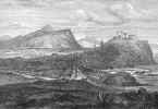 Engraving from 'Old & New Edinburgh'  -  Edinburgh from the north  -  1693