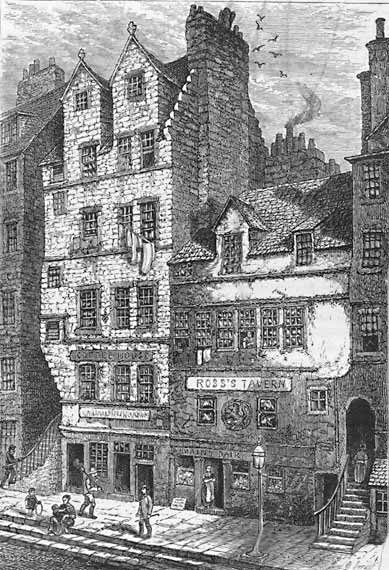 Engraving in 'Old & New Edinburgh  -  Gladstone's Land