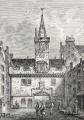 Engraving from 'Old & New Edinburgh'  -  The Nether Bow