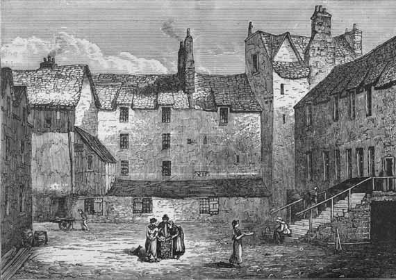 Engraving from 'Old & New Edinburgh'  -  The Old Scottish Mint