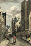Engraving from 'Old & New Edinburgh'  -  Lord Cockburn Street