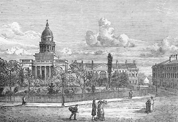 Engraving from 'Old & New Edinburgh'  -  Charlotte Square