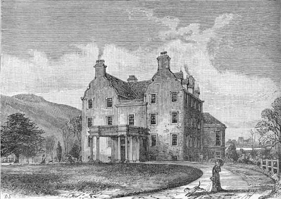 Engraving from 'Old & New Edinburgh'  -  Prestonfield House