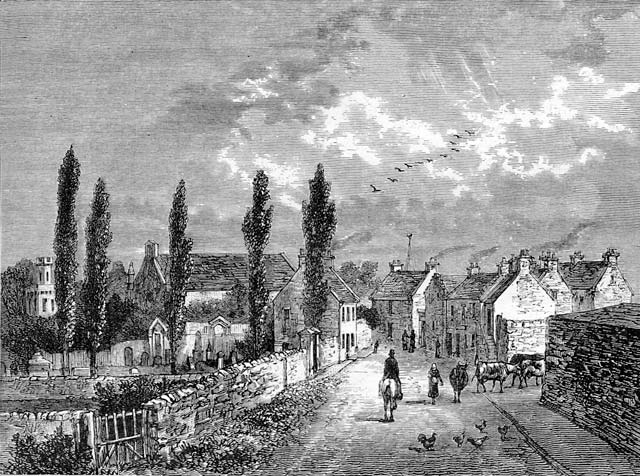 Engraving from 'Old and New Edinburgh'  - Restalrig