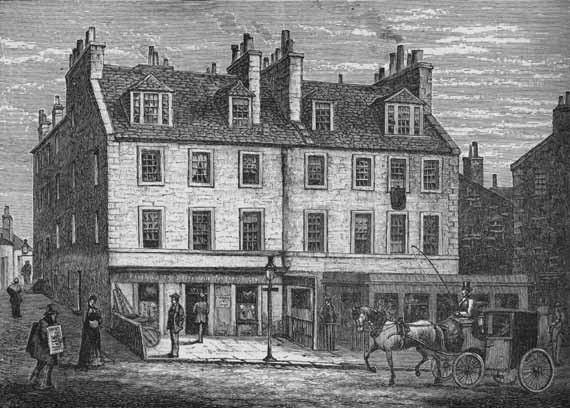 Engraving from 'Old & New Edinburgh'  -  Leith Walk
