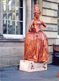Street Performer in the High Street - Edinburgh, 2002
