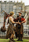 Street Entertainment at Edinburgh Festival 2003  -   Pipers 1