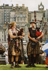 Street Entertainment at Edinburgh Festival 2003  -  Pipers 2