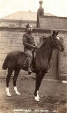 17th Lancers at Piershill Barracks  -  Sergeant Majpr  -  A&G Taylor Postcard, posted 1905