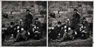 Stereo pair of photographs  -  PSS Outing, 1856