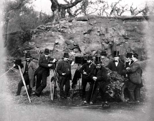 EPS Outing to Cadzow Forest (close-up)  -  1877