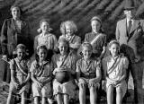 Towerbank School, Poerobello  -   Netball Team, 1948