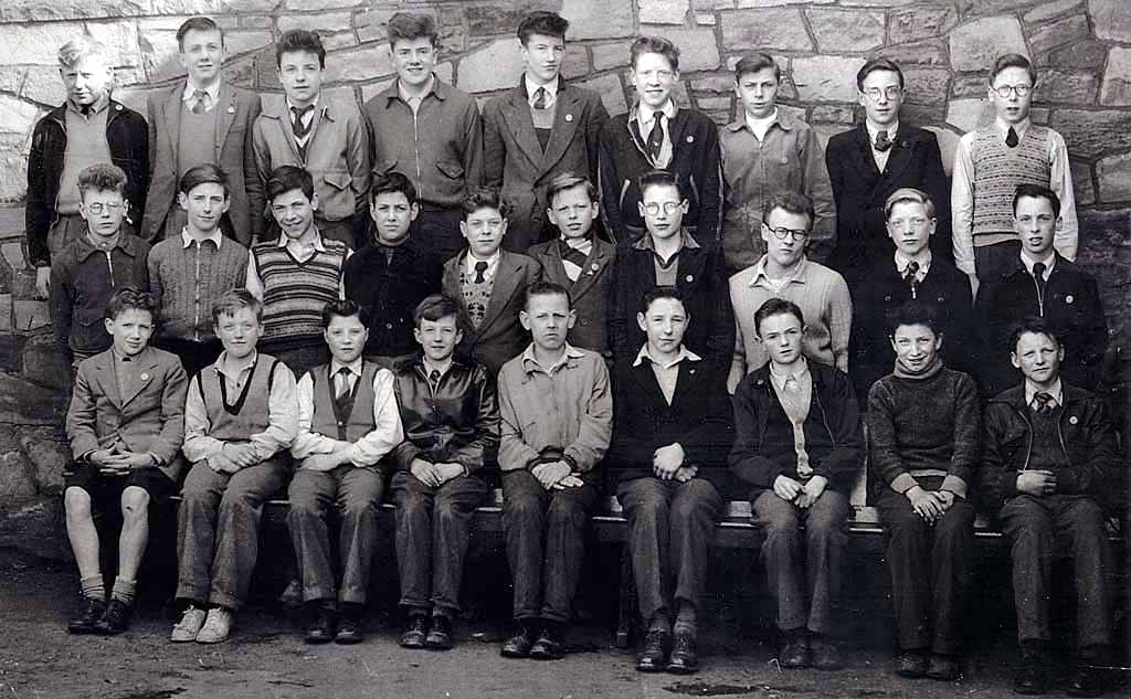 A school class at James Cark School, St Leonards, 1955