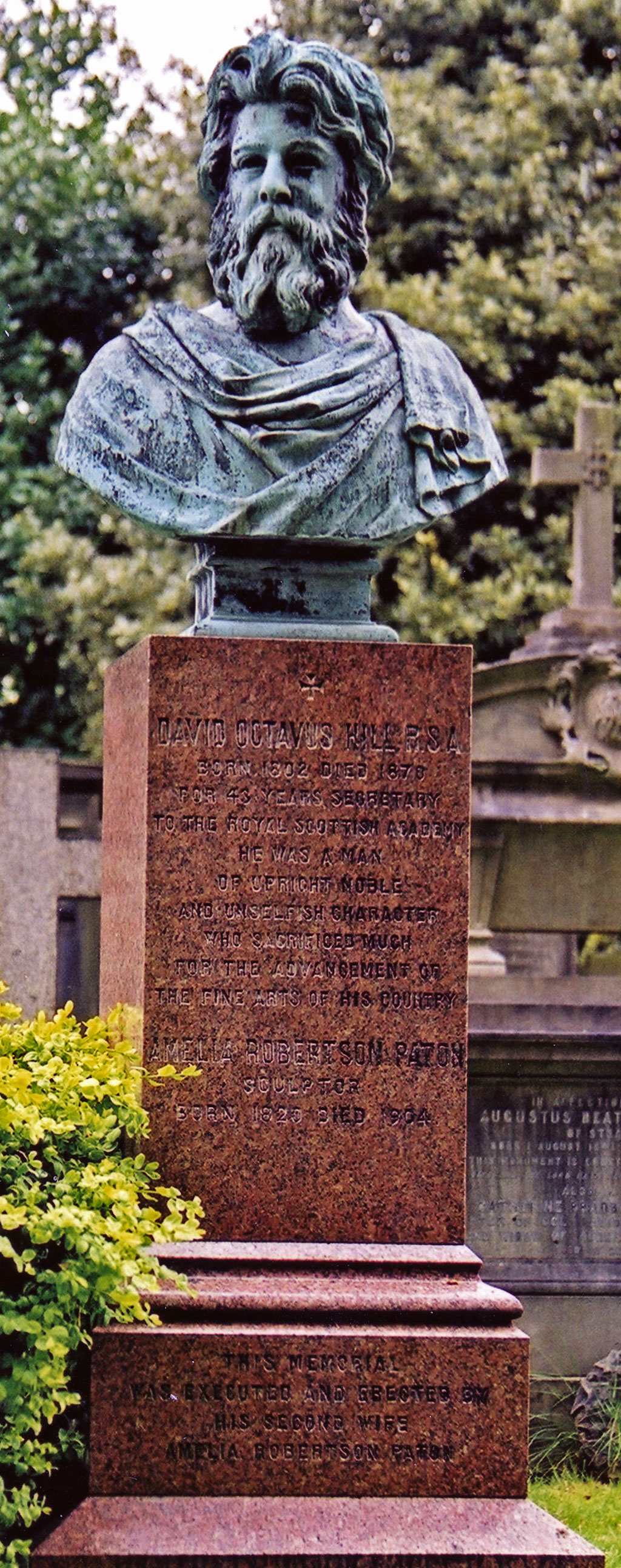 DO Hill's Grave on 20 May 2002, the bicentenary of his birth
