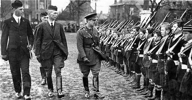 Boys' Brigade Inspection, 1917