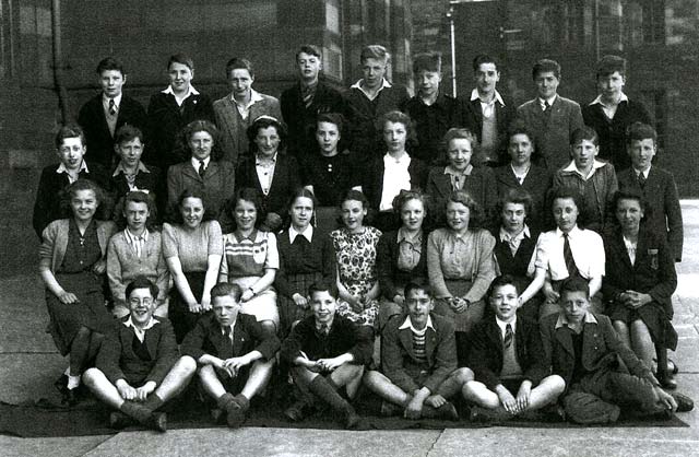 Broughton High School,  Class 2A2 around 1946-48