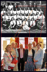 Broughton Secondary School, Class 3X1  -  Photos taken in 1952 and 2009