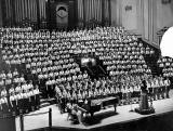 Broughton Secondary School Choir at Usher Hall, around 1952