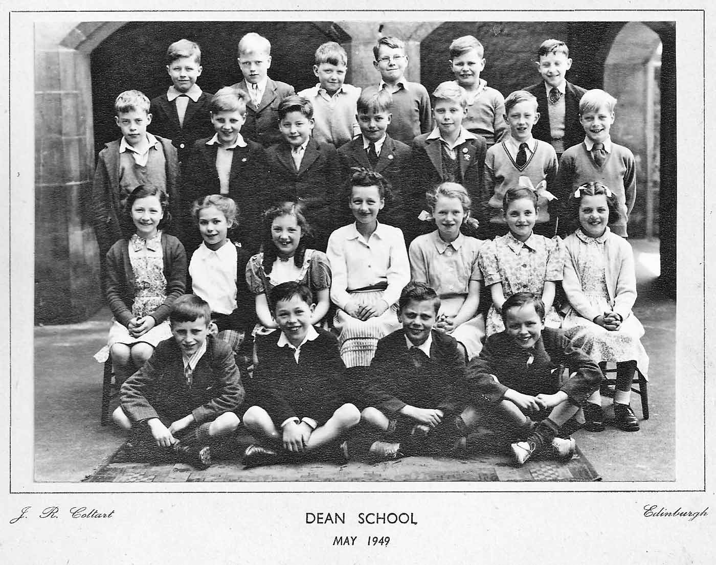 Dean Village Primary School Photo - 1949