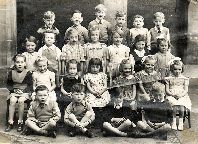 Class at Dean Village School  -  Around 1949