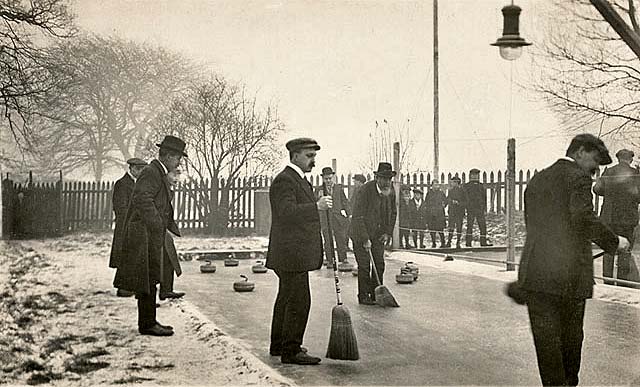 Curling Match at Duddingston  -  December 31, 1913