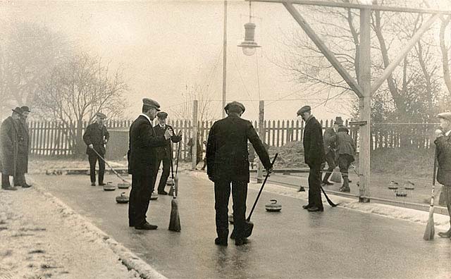 Curling Match at Duddingston  -  December 31, 1913