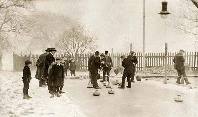 Curling Match at Duddingston  -  December 31, 1913