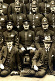 Edinburgh Police, 'D' Division, 1922 - Outside West End Police Station at Torphichen 
