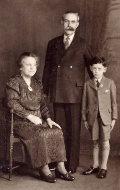 John Ross and his grandparents