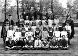 Zoom-in to a photograph of a Leith Academy Class  -  1928-29  -  A photograph by J R Coltart