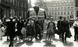 Members of the Methodist Youth Club at Granton, Edinburgh, visit tthe Albert Hall for Scottish Country Dancing  -  1950s