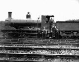 Caledonian Railway Engine and Workers, near Slateford, Edinburgh