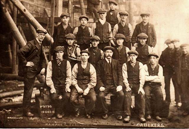 Ramage & Ferguson  -  Apprentice Joiners, 1911