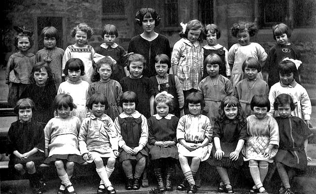 Roseburn Primary School play, performers  -   around 1926