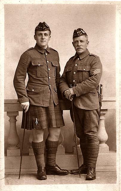 Photo found in a 1st Leith Boys' Brigade Company ALbum  -  Jack Philpott, Royal Field Artillery