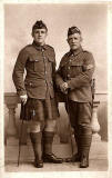 Royal Scots  -  Ronnie Elder's Father and Grandfather - Photo taken around 1915-16