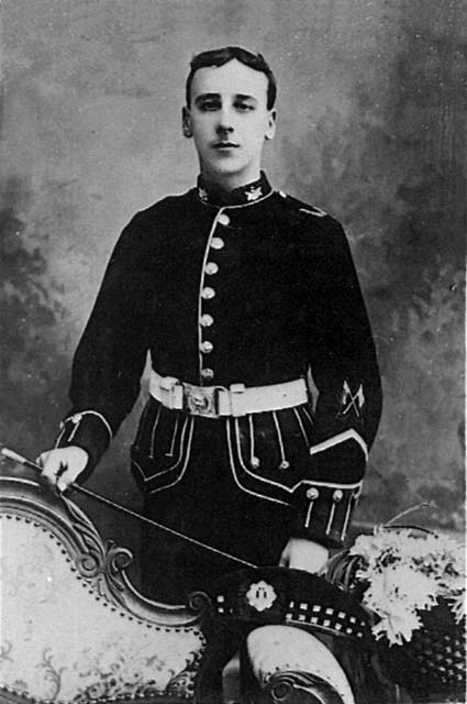 Brian Gourlay's great uncle Alex Pringle in Royal Scots uniform