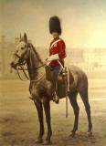 Photo used by the sculptor for the Royal Scots Greys memorial statue in Princes Street Gardens