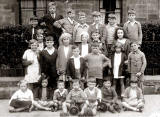 Group of Children outside 6 South Elgin Street - around 1930