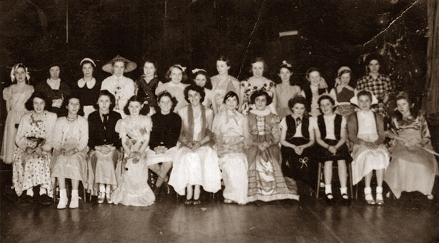 The Music Club that met at St Thomas' School  -  Photo taken 1955