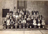 A school class at Trinity Academy in the late-1930s