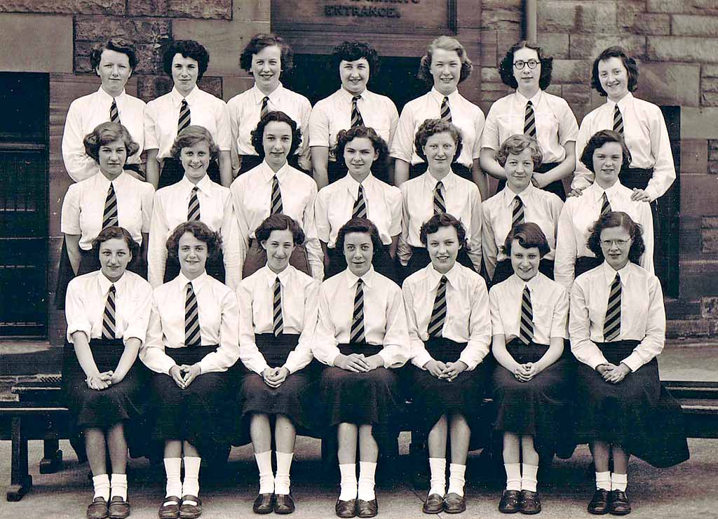 Trinity Academy  - 4th year class - June 1952