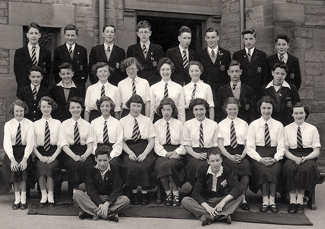 Trinity Academy Class - Probably Class 2A, 1952