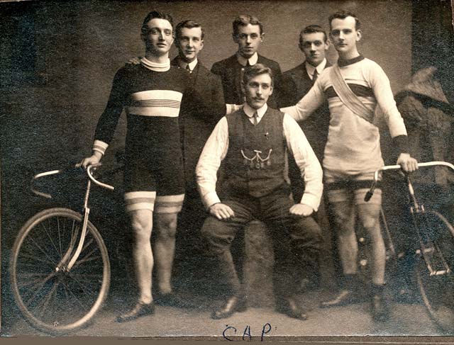 Members of Vulcan Cycling Club, around 1905