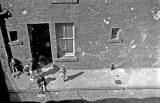 Paul Weddell and other children at Waddell Place, Leith - 1962