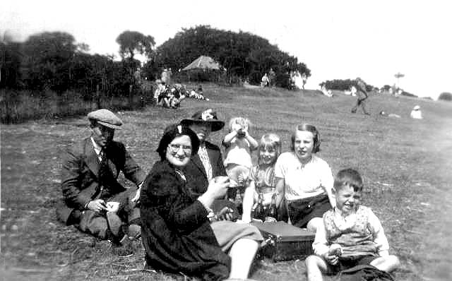 Party in Holyrood Park  -  beside the entrance to Heriot Mount
