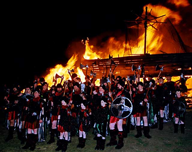 Bonfire on Calton Hill  -  29 December 2003